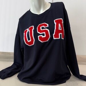 Workshop Republic Clothing Navy Sweatshirt